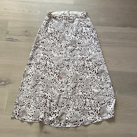 Aritzia Skirts Aritzia Maxi Skirt Animal Print Poshmark